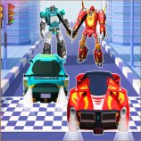 Car Robot Transform Fight img