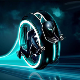 Cyber Tron biker